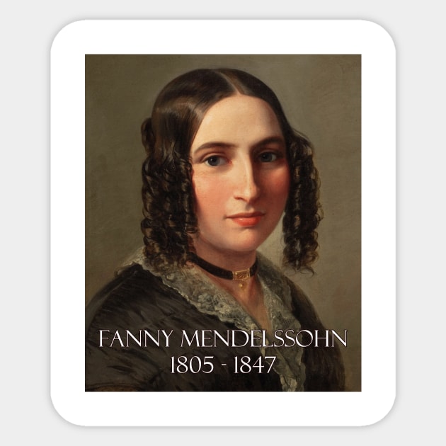 Great Composers: Fanny Mendelssohn Sticker by Naves